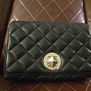Kate Spade Black Quilted Leather Handbag
